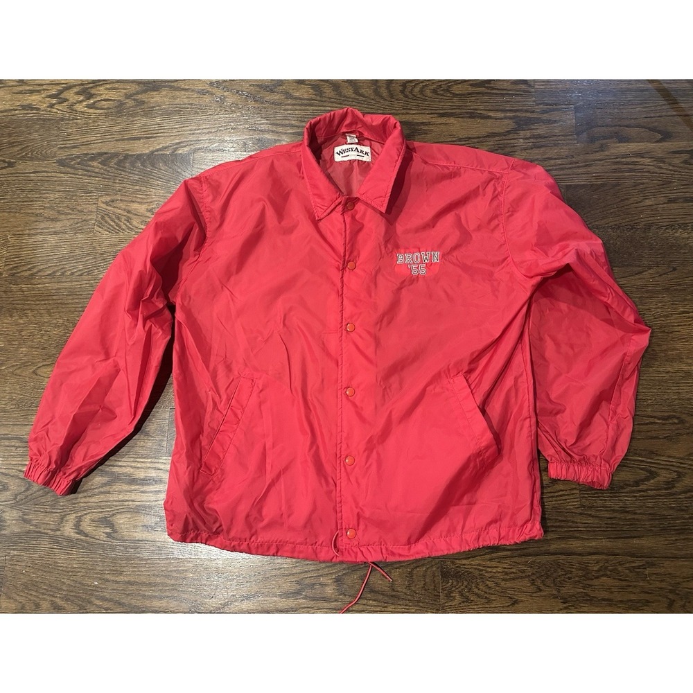 Westark Vintage Brown Bears University Sports Windbreaker Large 55 VNTG Ivy NCAA